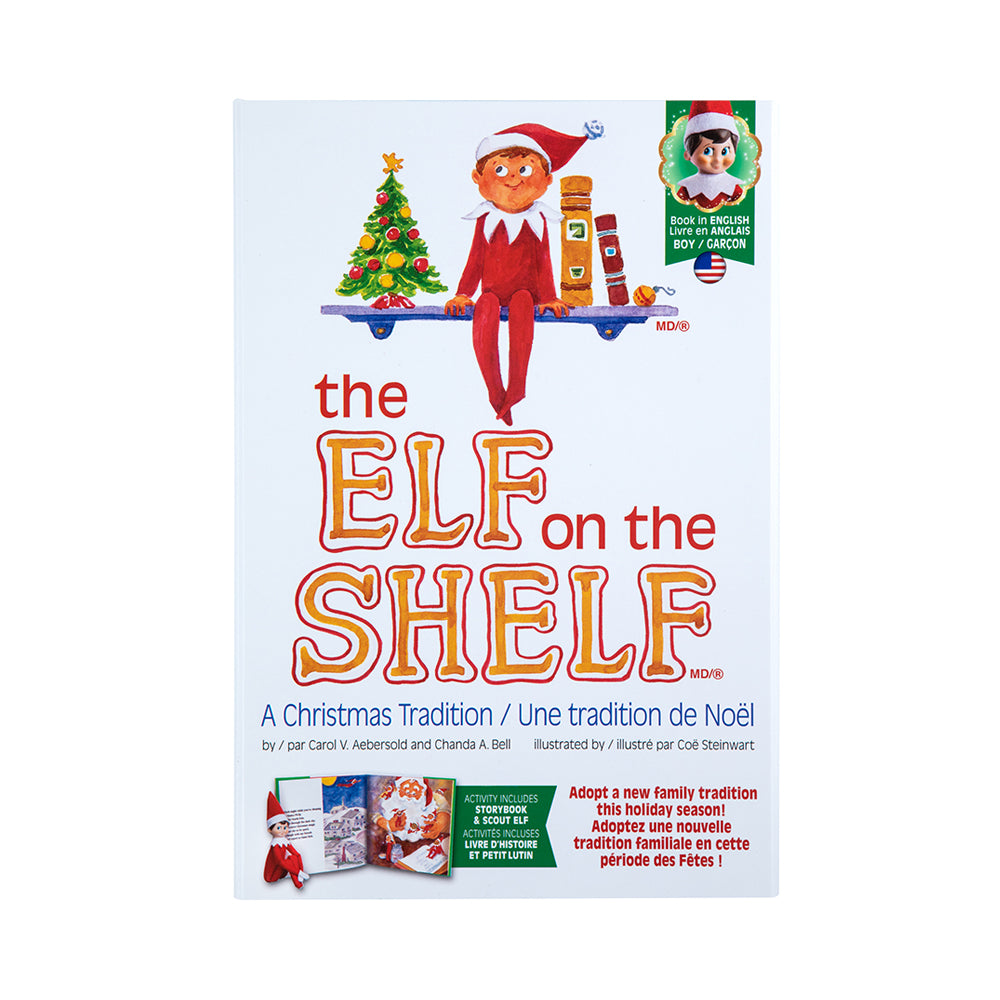 The Elf On The Shelf A Christmas Tradition Book and Doll - Light Tone Boy