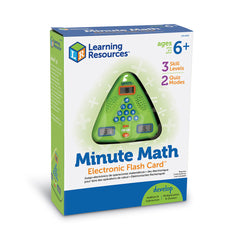 Learning Resources Minute Math Electronic Flash Card | Mastermind Toys