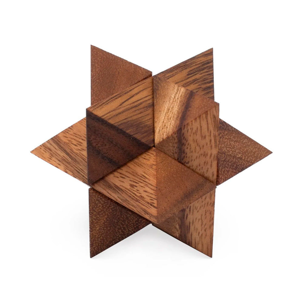 Mastermind Toys 3D Mini Wooden Star Puzzle