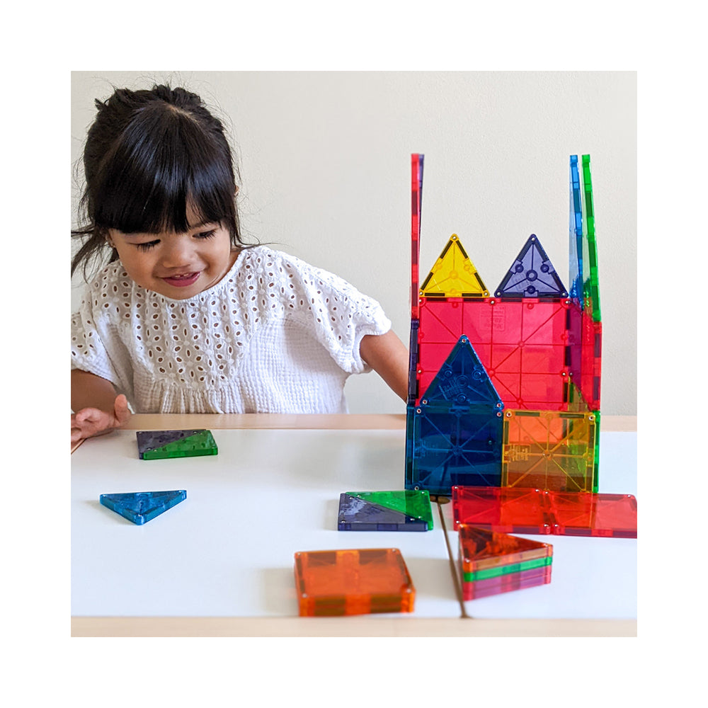 MAGNA-TILES Classic 32-Piece Magnetic Construction Set, The