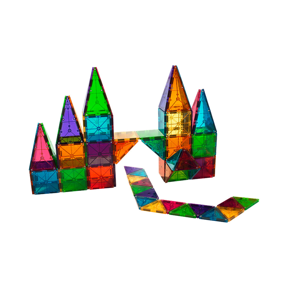 MAGNA-TILES Classic 100-Piece Magnetic Construction Set, The ORIGINAL Magnetic Building Brand