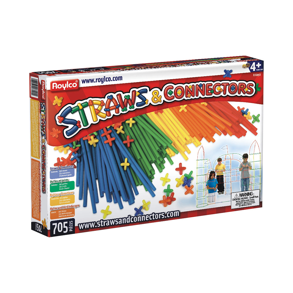 Roylco Straws & Connectors 705 Piece Set