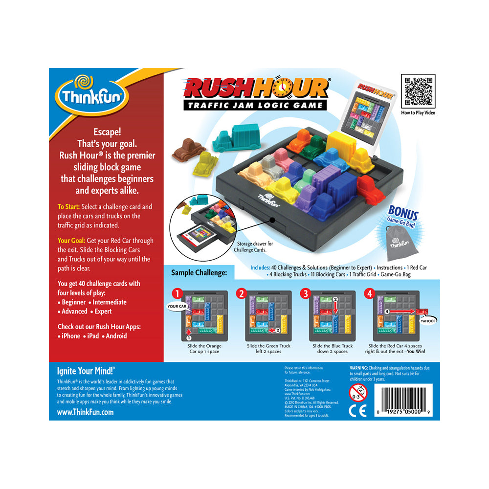 ThinkFun Rush Hour Logic Game - Mastermind Toys