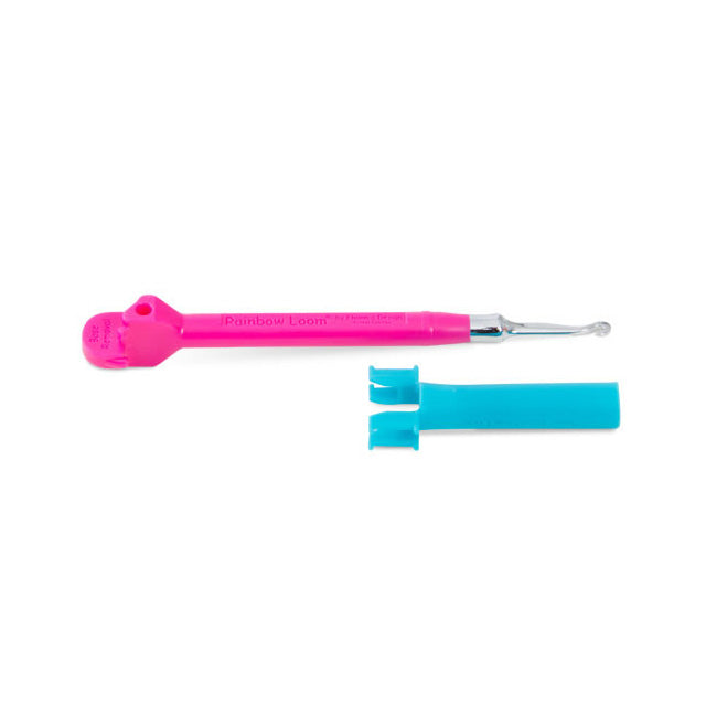 Rainbow Loom® Upgrade Kit with Mini Rainbow Loom® and New Metal Tip Hook – Pink