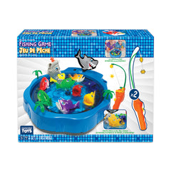 Musical Fish Catching Game for Kids with 32 Fish and 4 Fishing