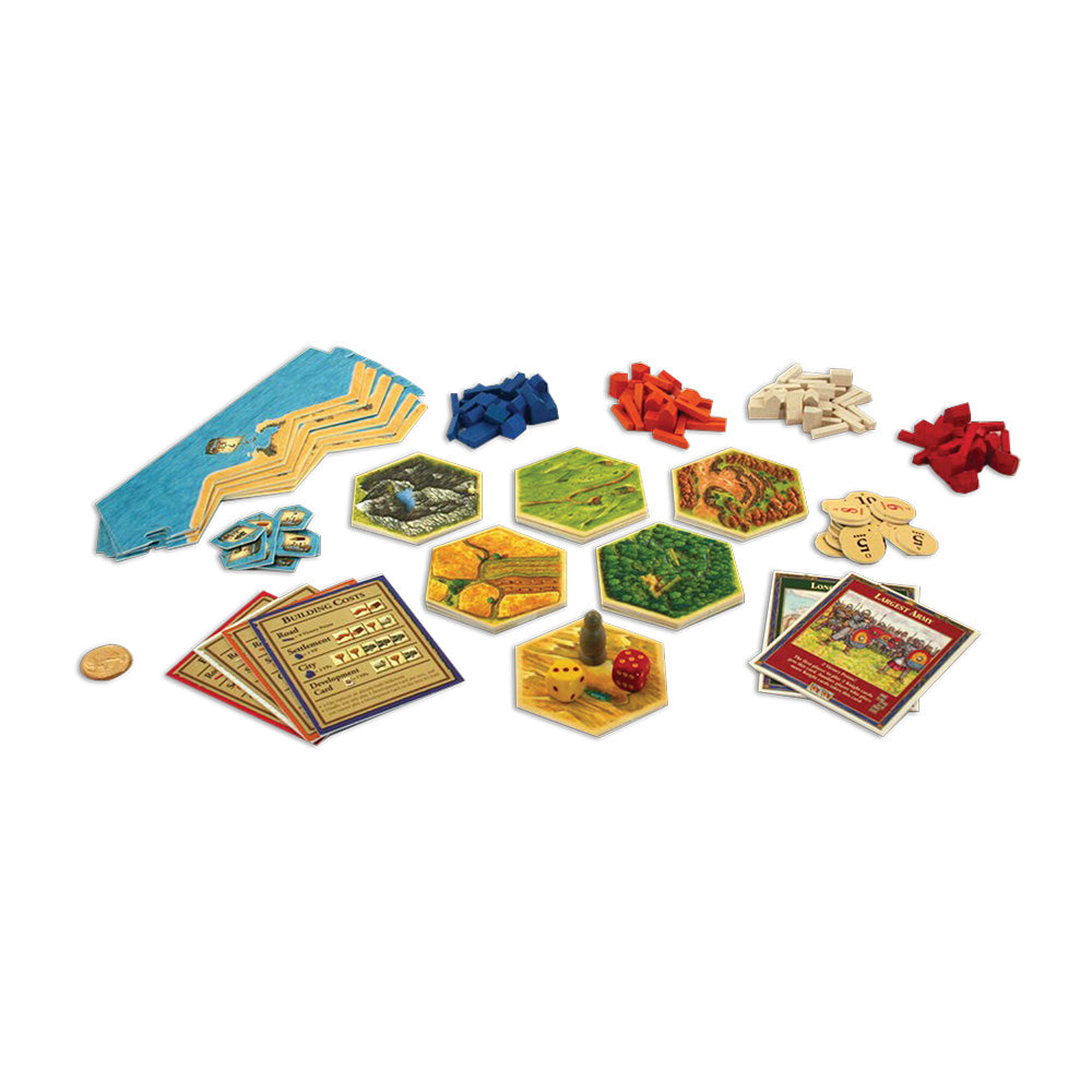 Klaus Teuber's Catan Trade Build Settle Game, 3-4 Players