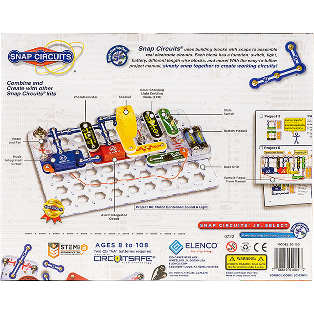 Snap Circuits Jr. Select 130 Projects Kit