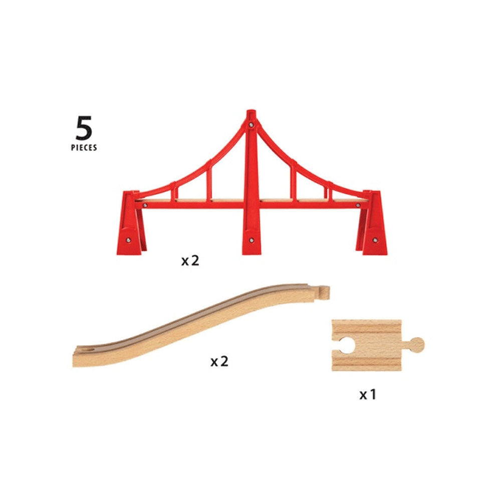 BRIO Double Suspension Bridge Set