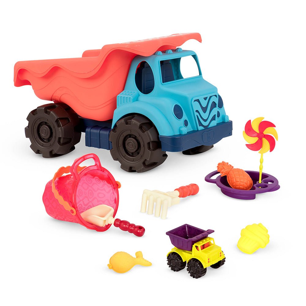 20" Truck And Medium Bucket - Tomato - Mastermind Toys___233064