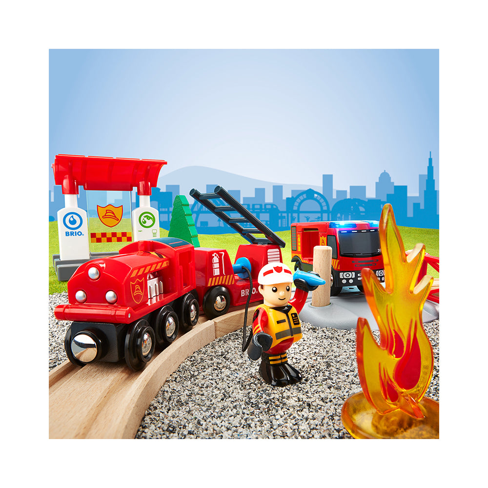 BRIO Rescue Firefighter Set