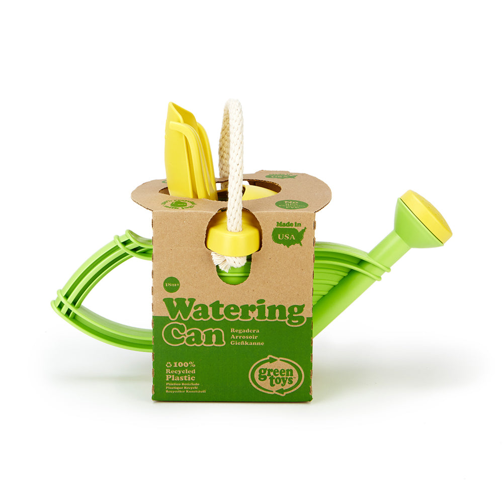 Green Toys Watering Can with Rake and Shovel