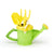 Green Toys Watering Can with Rake and Shovel