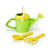 Green Toys Watering Can with Rake and Shovel