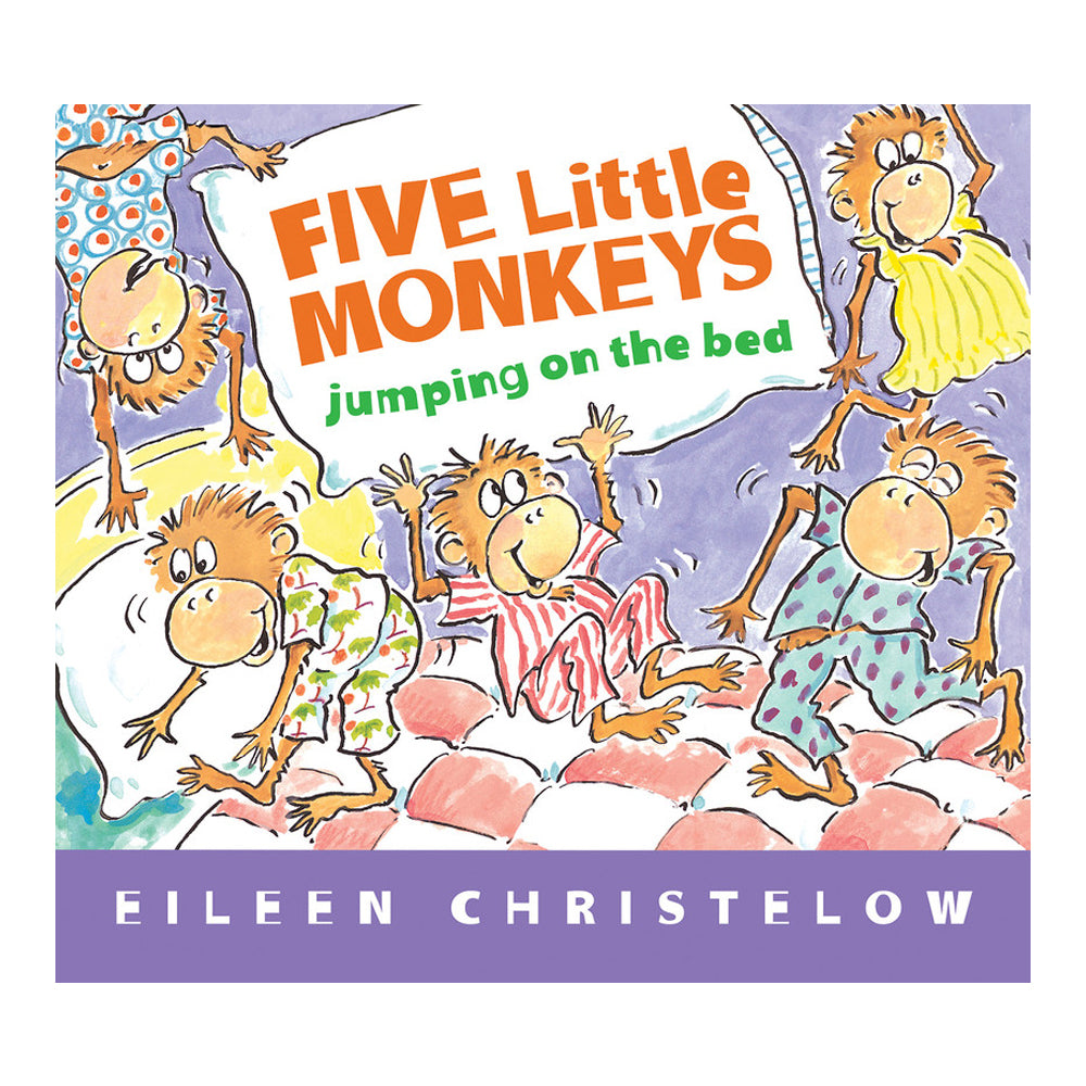 Five Little Monkeys Jumping on the Bed - Padded Board Book