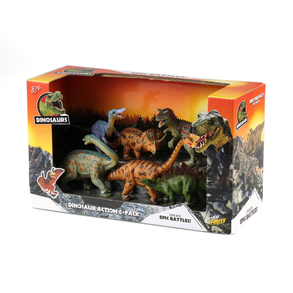 Kid Galaxy Dinosaur Action 6-Pack