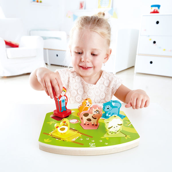 Hape Farmyard Sound Puzzle | Mastermind Toys