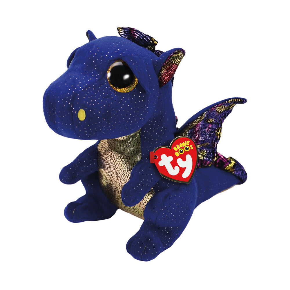 Ty Beanie Boos Medium Saffire the Dragon Plush