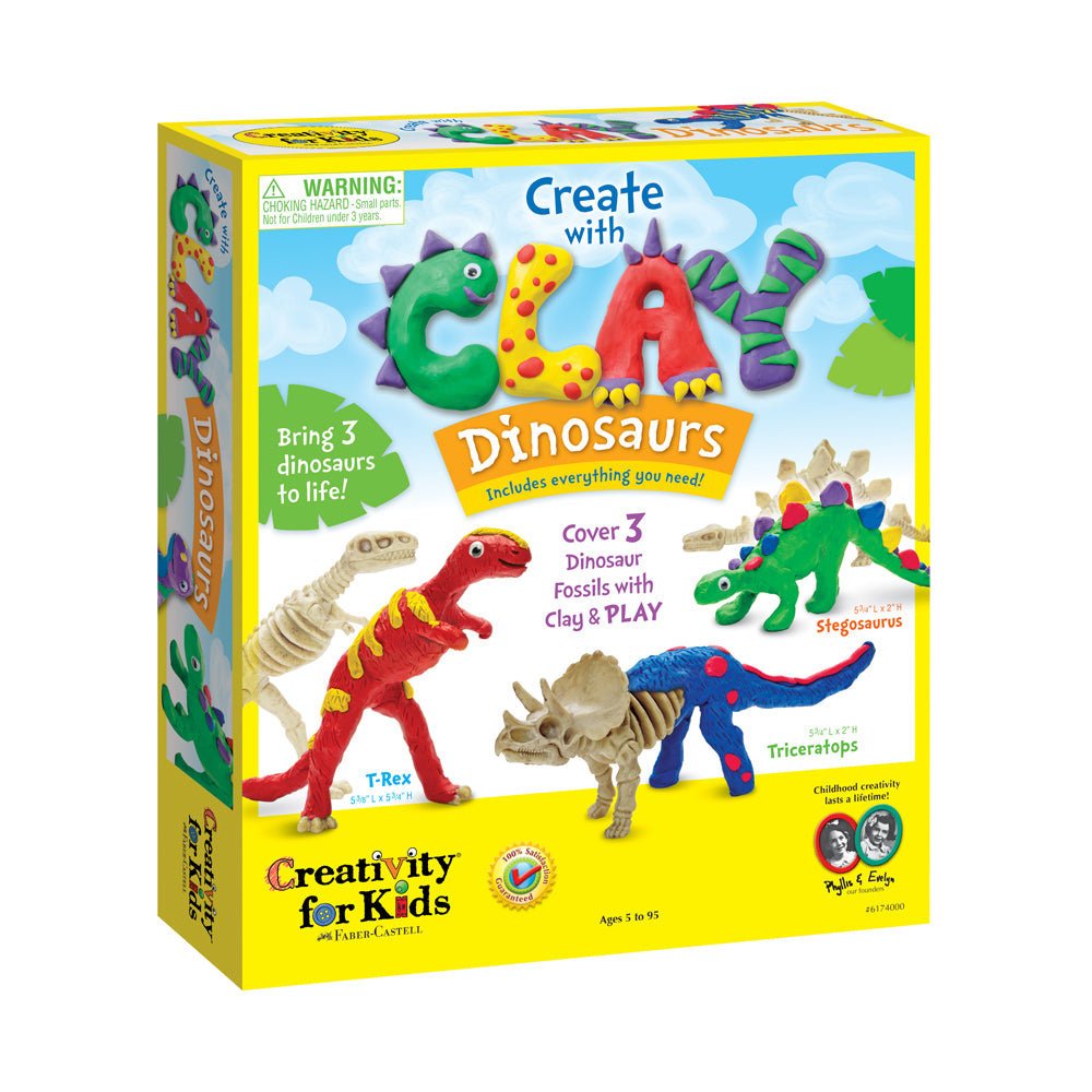 Creativity for Kids Create with Clay Dinosaurs