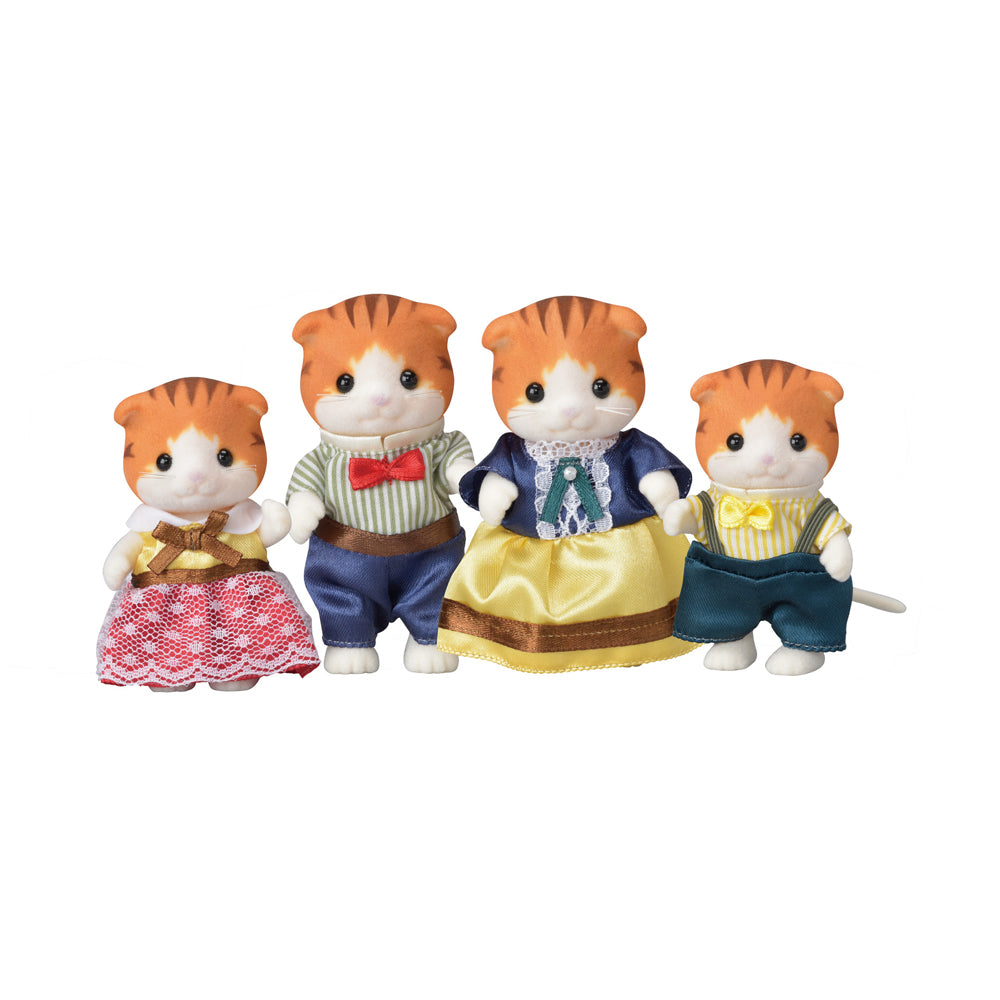 Calico Critters Maple Cat Family