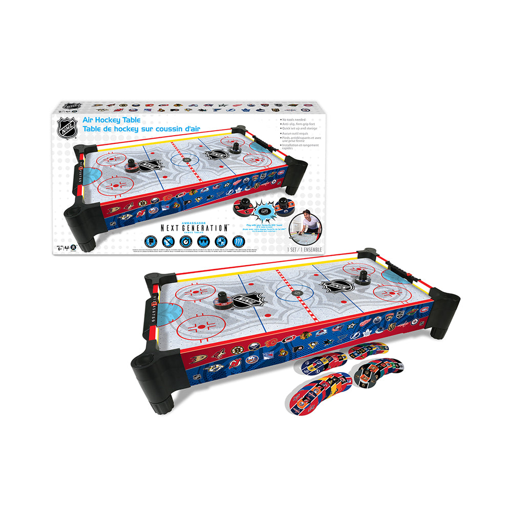 NHL 27" Wood Tabletop Air Hockey