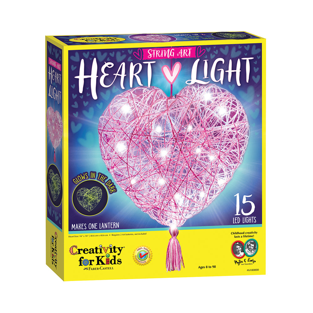 Creativity for Kids String Art Heart Light