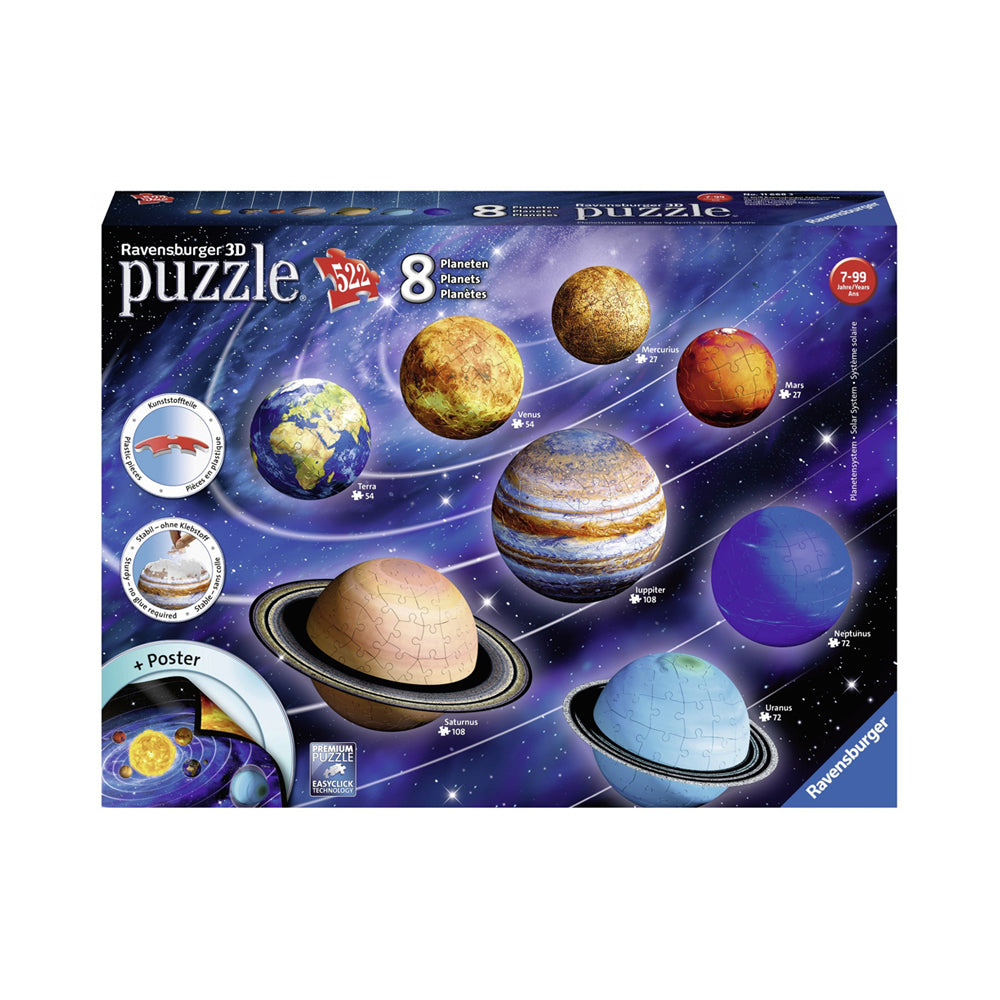 Ravensburger Solar System 522pc 3D Puzzle