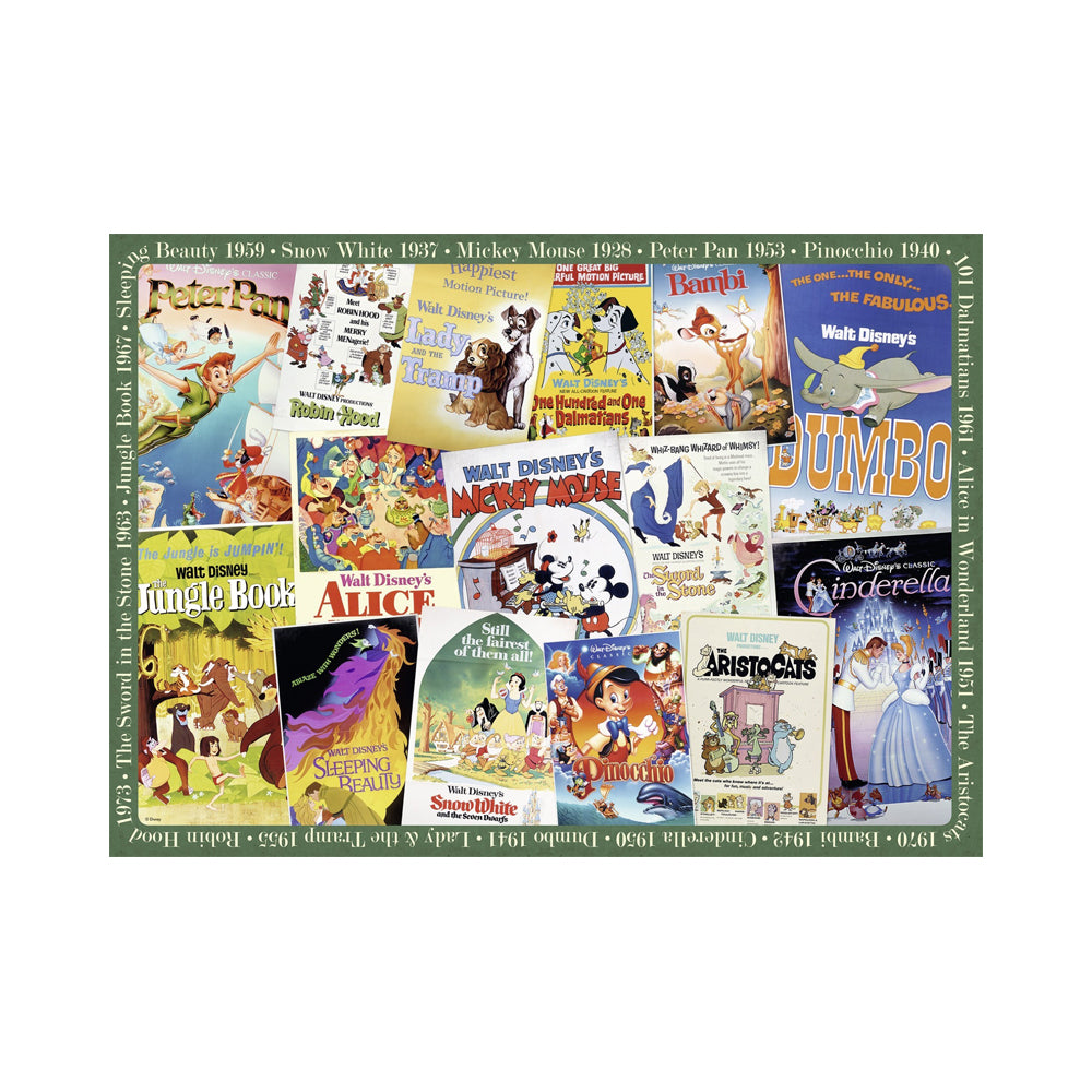 Ravensburger Disney Vintage Movie Posters 1000pc Puzzle