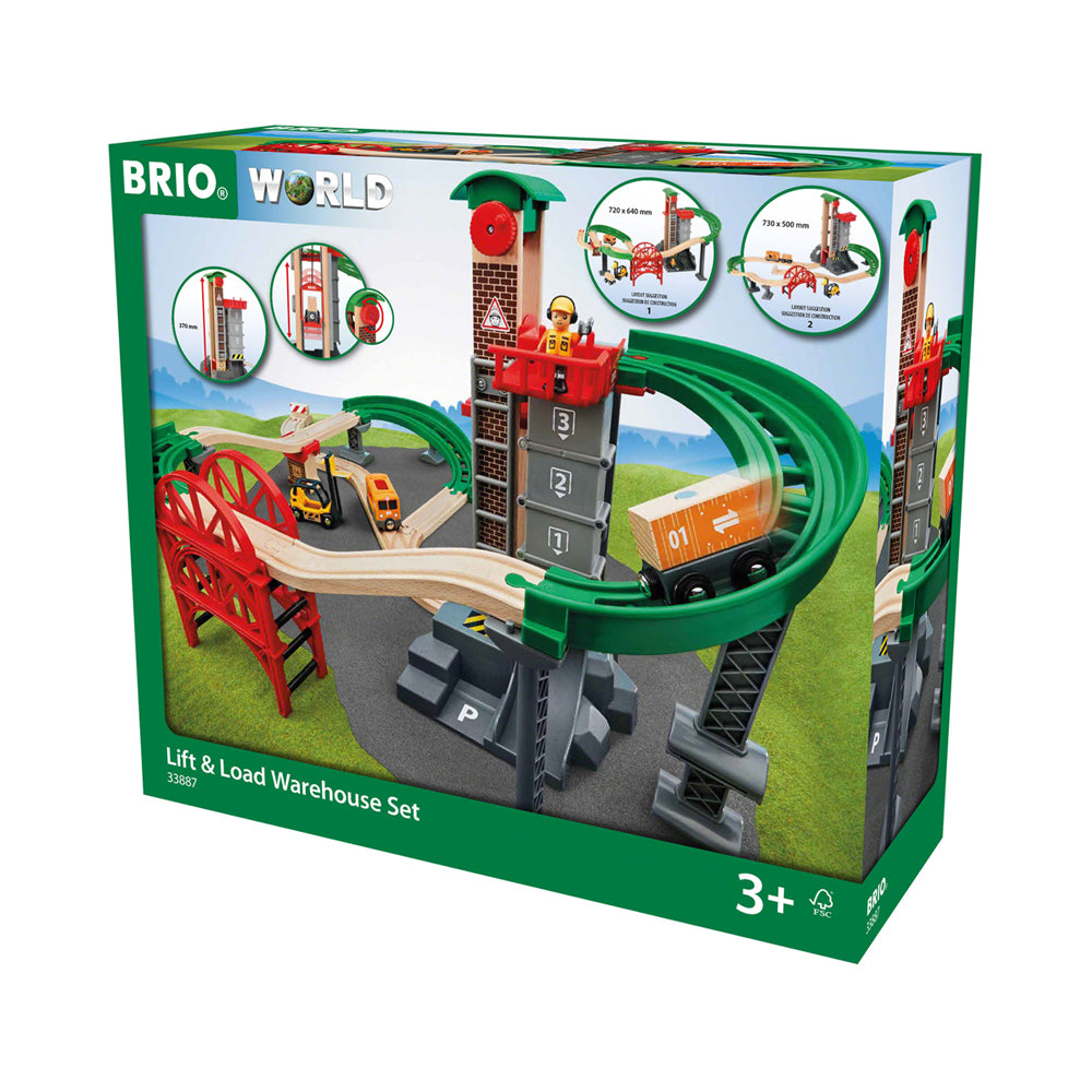 BRIO World Lift & Load Warehouse Set - Mastermind Toys