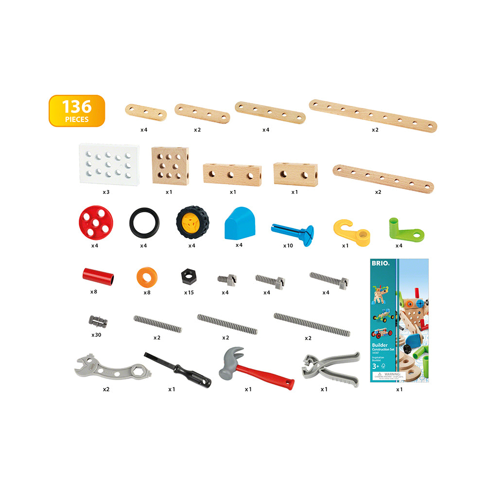 BRIO Builder Construction Set 136 Piece | Mastermind Toys