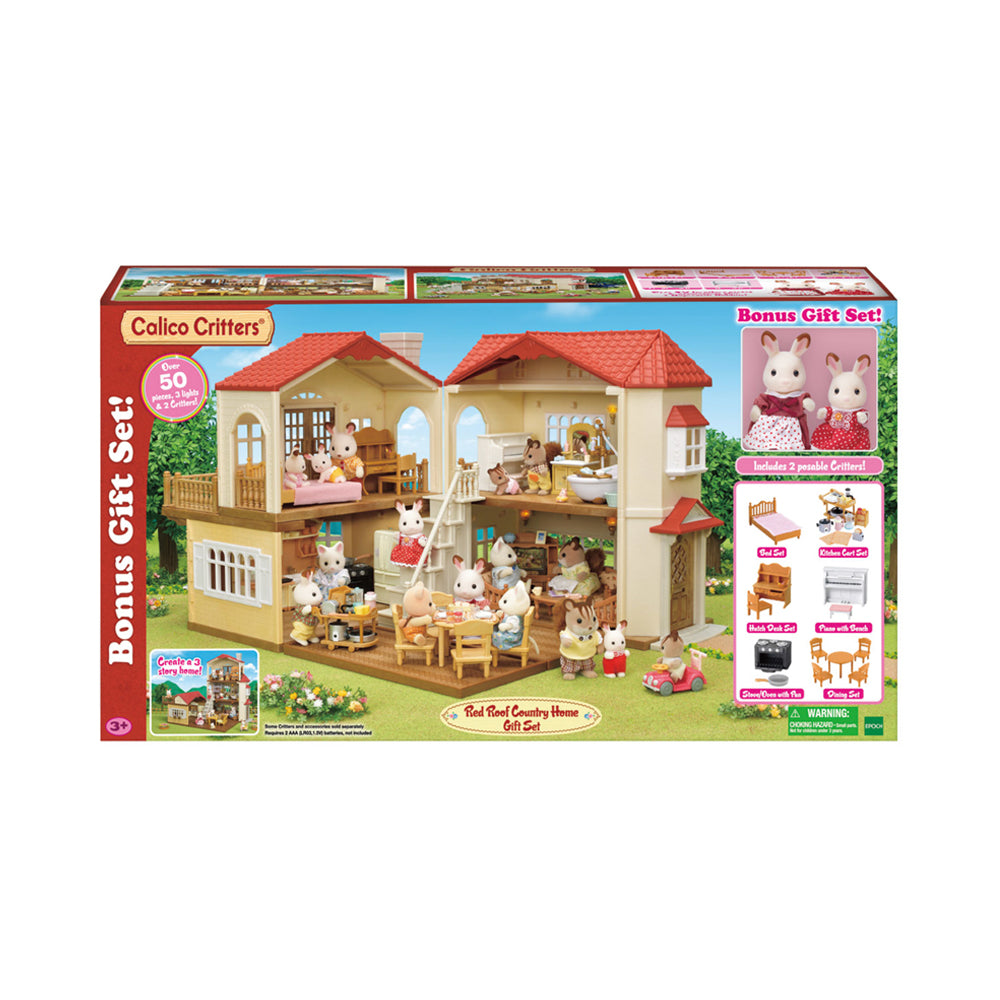 Calico Critters Red Roof Country Home Set | Mastermind Toys