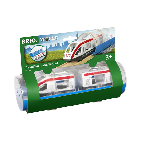 Brio green travel store train