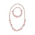 Great Pretenders Pinky Pearl Necklace and Bracelet Set