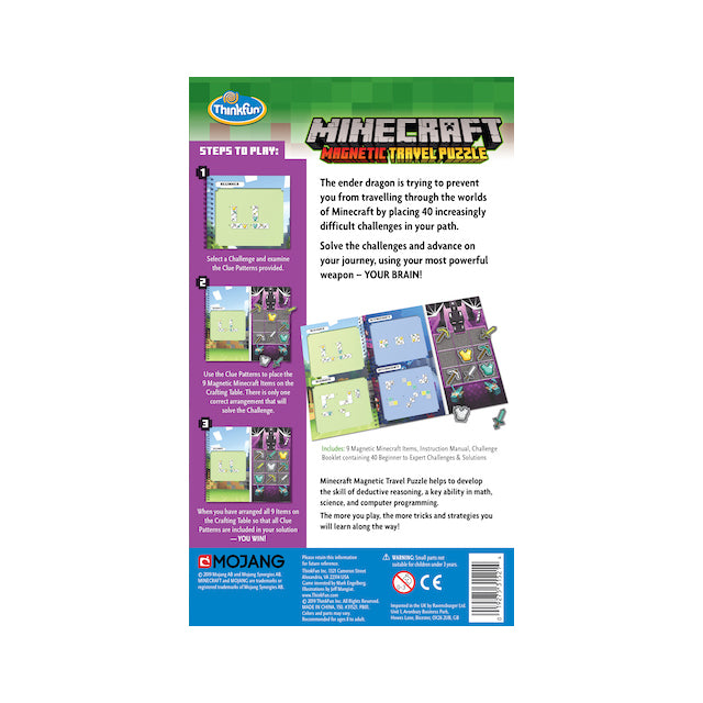 ThinkFun Minecraft Magnetic Travel Puzzle