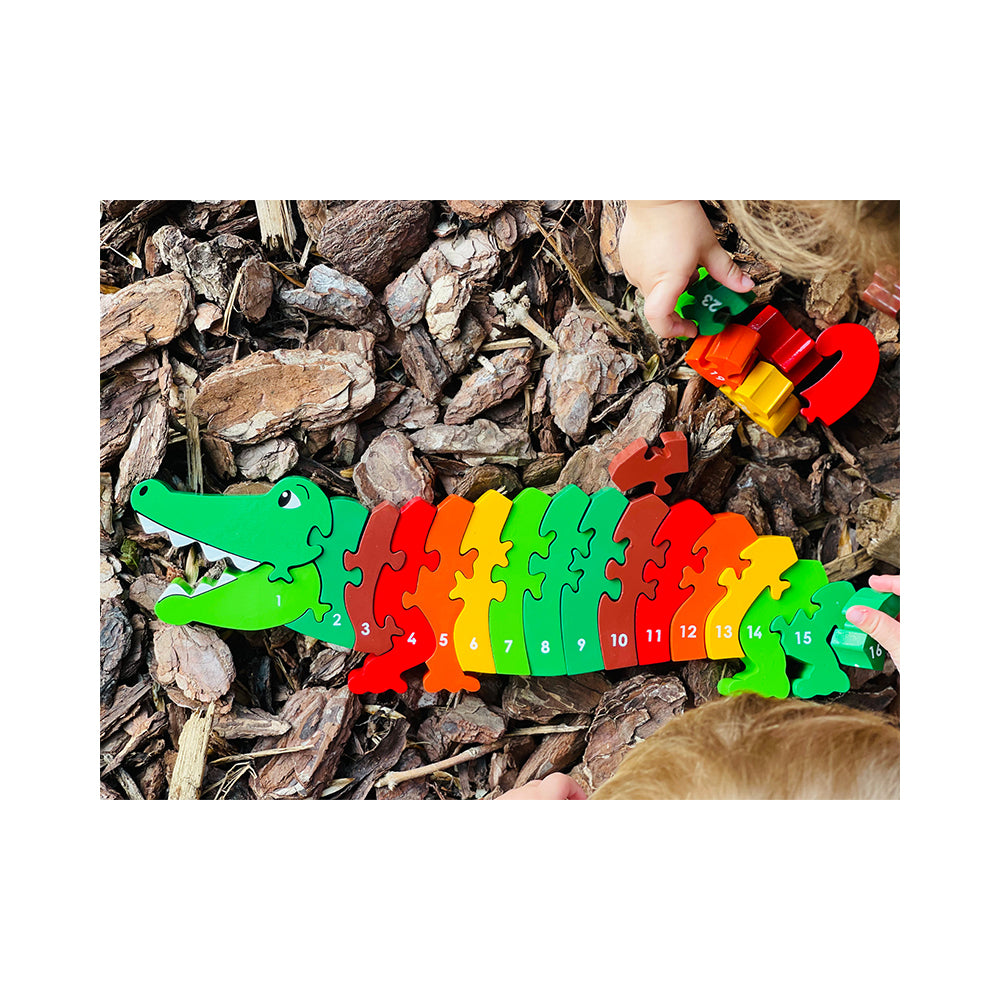 Lanka Kade Crocodile 1-25 Wooden Jigsaw Puzzle