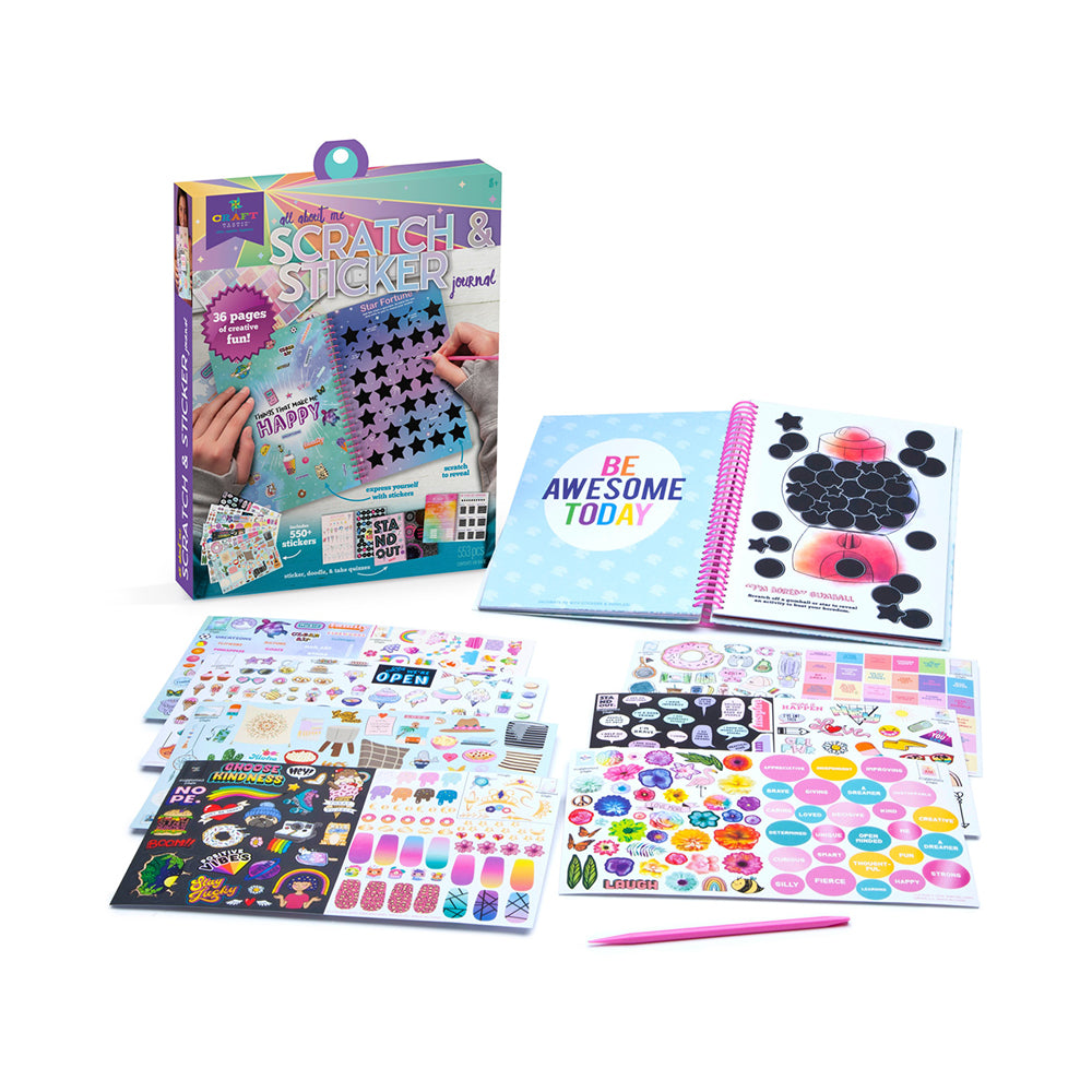 Craft-tastic Scratch & Sticker Journal