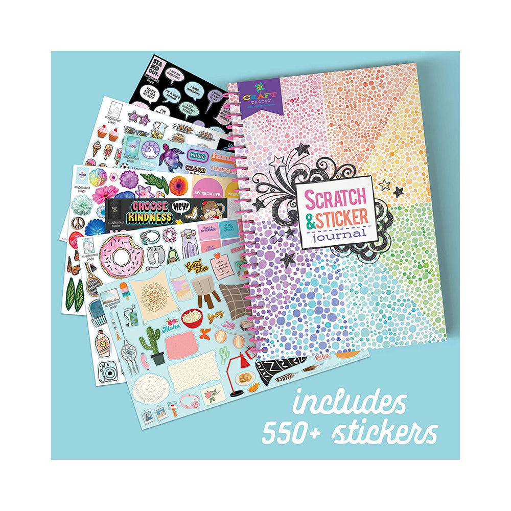 Craft-tastic Scratch & Sticker Journal