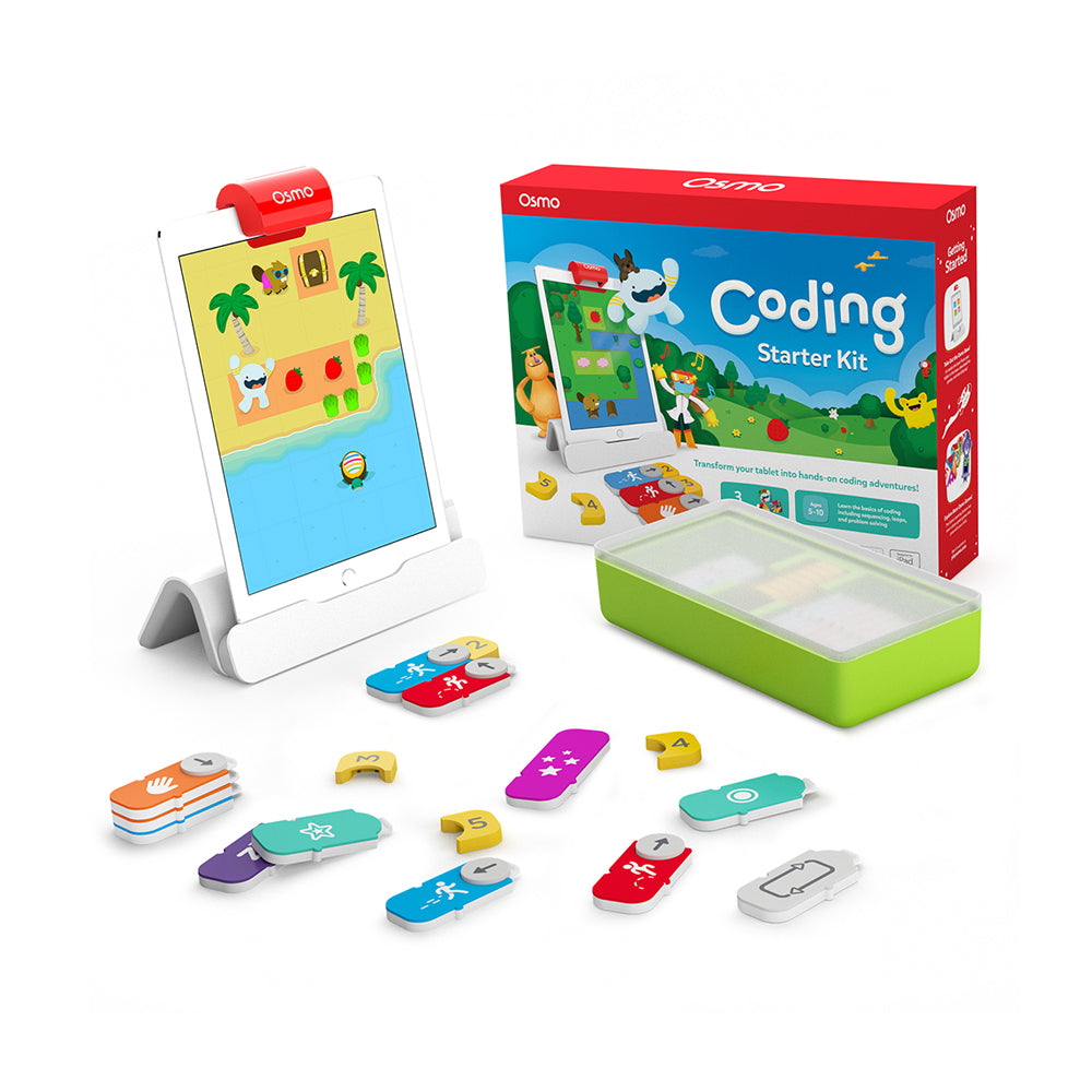 Osmo Coding Starter Kit for iPad Coding Puzzles, STEM Toy (Base 