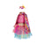 Great Pretenders Pink/Gold Super-Duper Tutu, Cape and Mask, Size 4-6