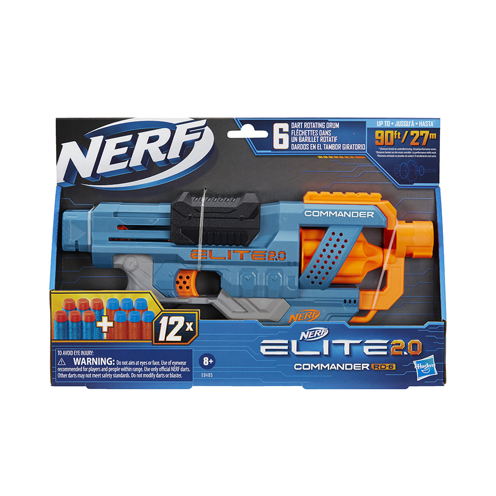 NERF Elite 2.0 Commander RD-6 Blaster