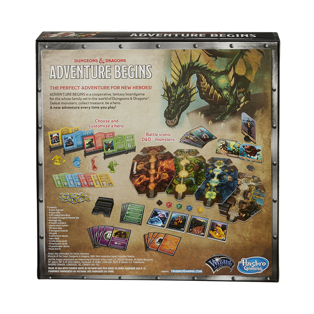 Dungeons & Dragons Adventure Begins Cooperative Boardgame - Mastermind Toys