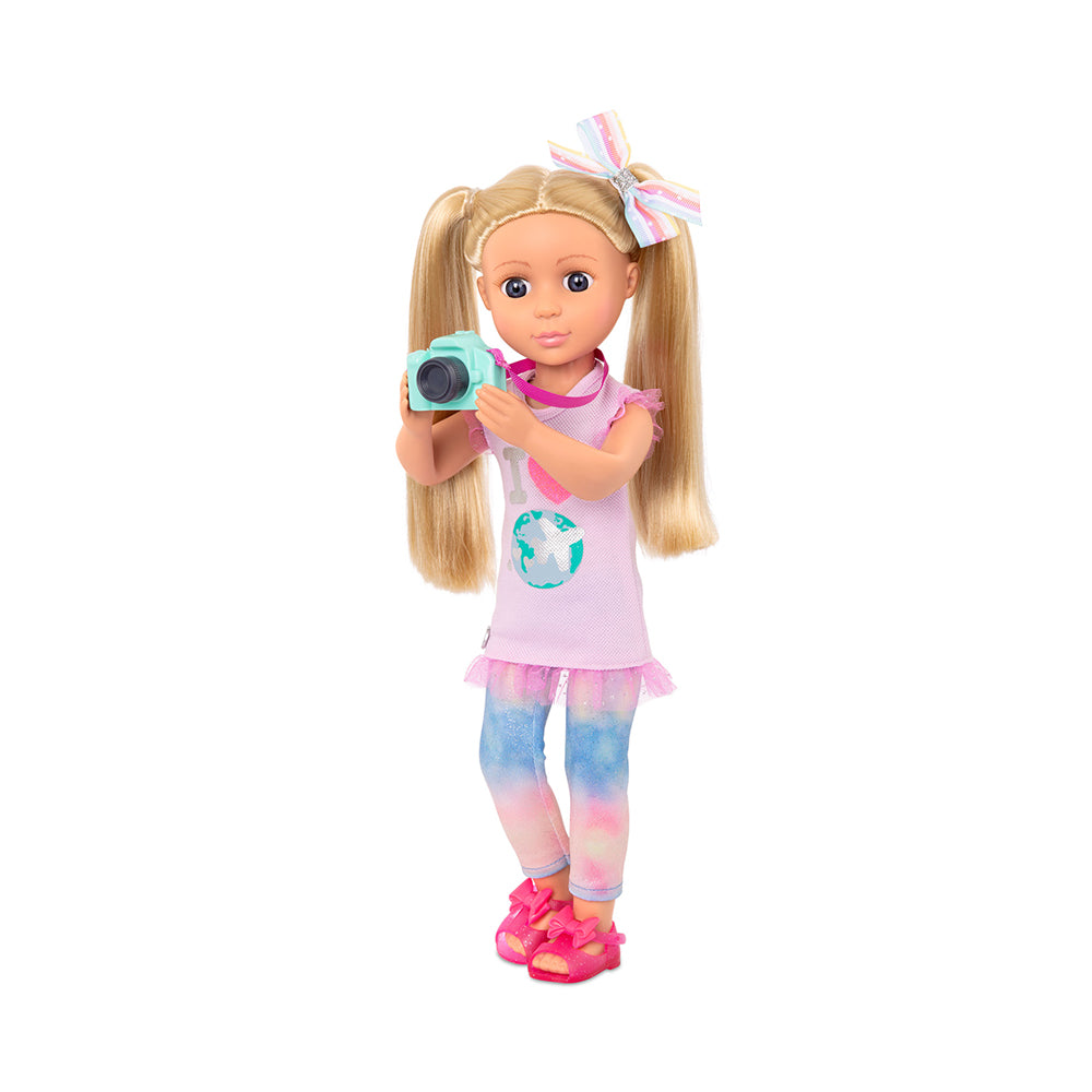 Glitter Girls Percy 14" Doll with Travel Accessories