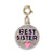 CHARM IT! Gold Glitter Best Sister Charm