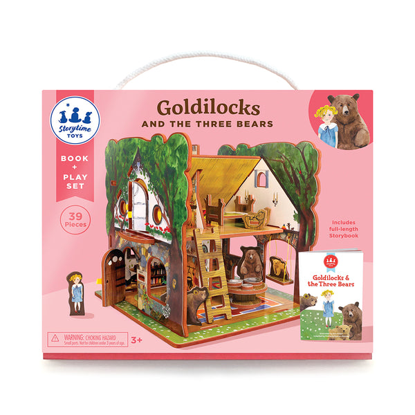 Goldilocks and the Three Bears Book and Playset Book | Mastermind Toys