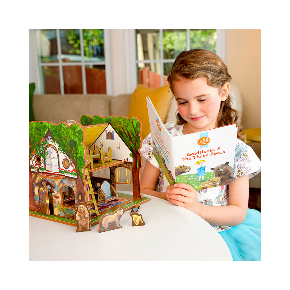 Goldilocks and the Three Bears Book and Playset Book | Mastermind Toys