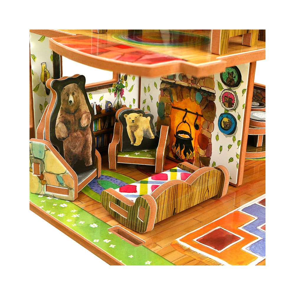 Goldilocks and the Three Bears Book and Playset Book | Mastermind Toys