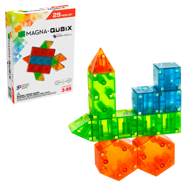 MAGNA-QUBIX® 29-Piece Magnetic Construction Set, From MAGNA-TILES