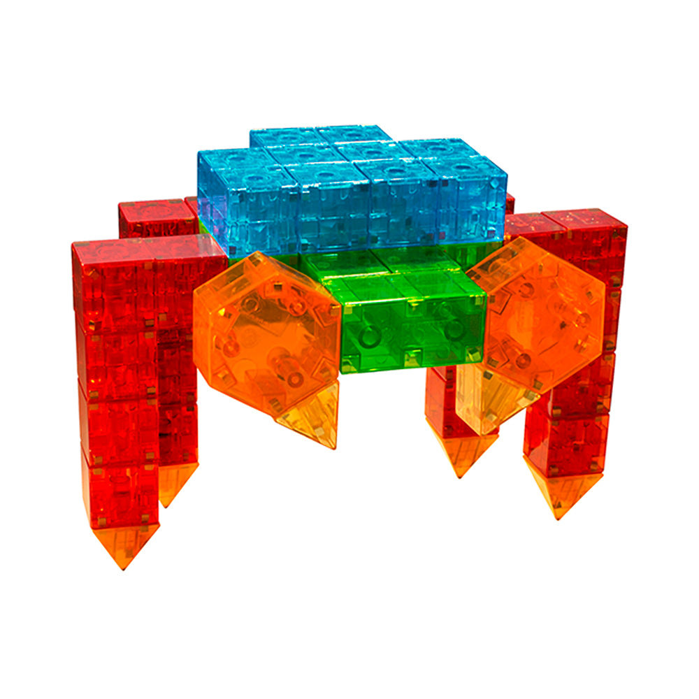 MAGNA-QUBIX® 85-Piece Magnetic Construction Set, From MAGNA-TILES®, The ORIGINAL Magnetic Building B