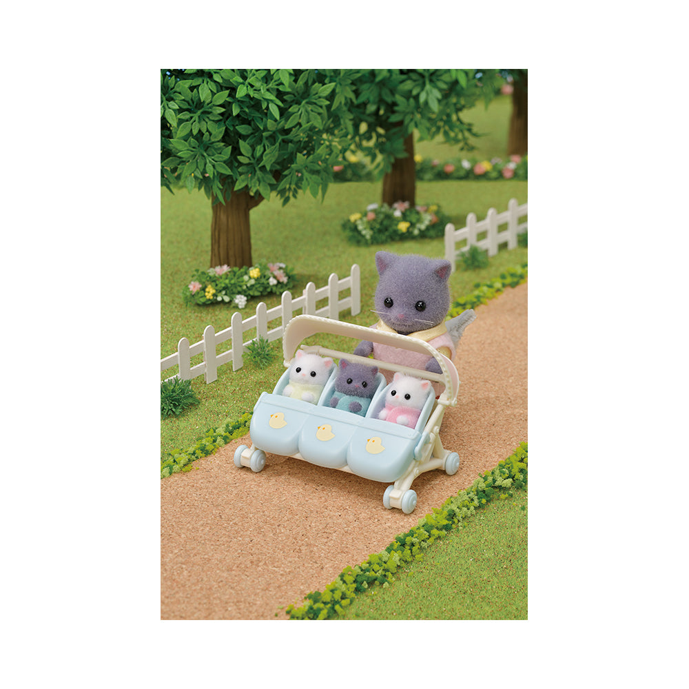 Calico Critters Triplet Stroller