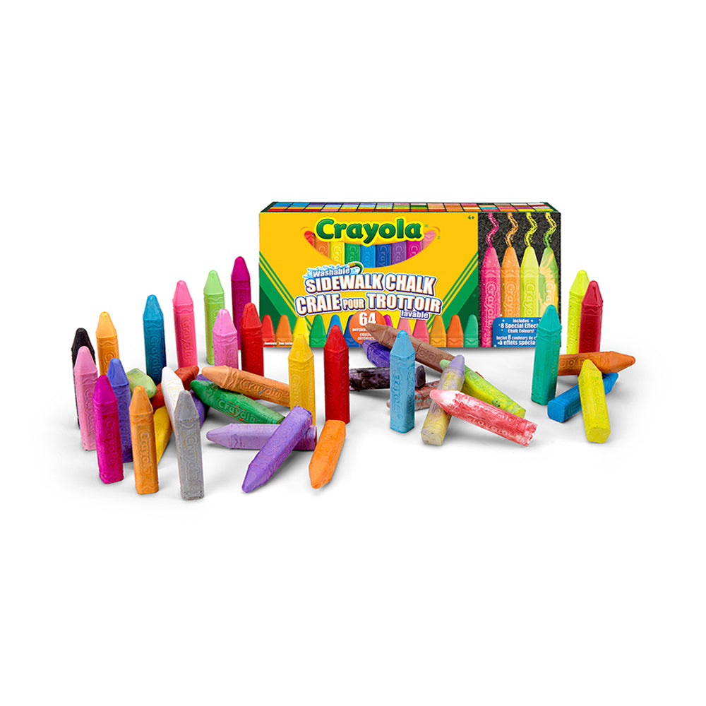 Crayola Sidewalk Chalk 64 pc