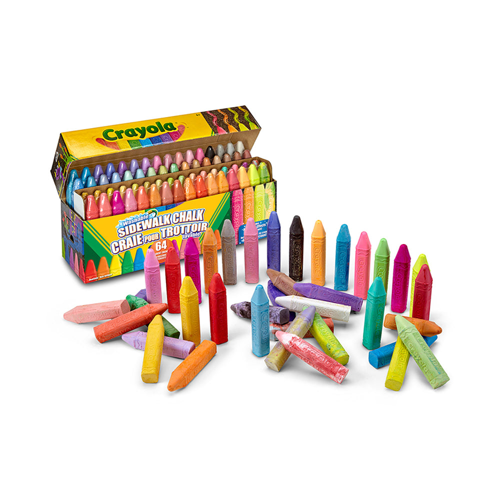 Crayola Sidewalk Chalk 64 pc